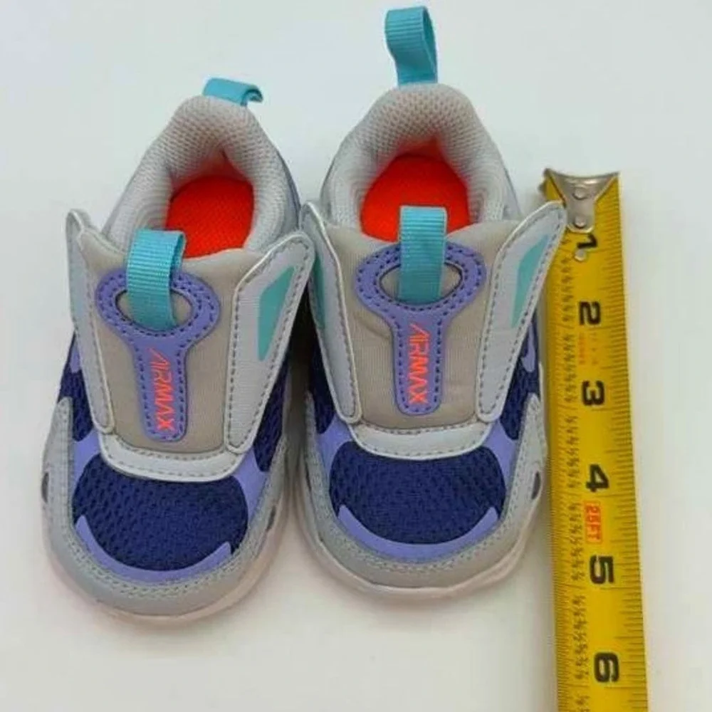 Nike‎ Air Max SYSTM Baby Sneakers – White/Pink/Grey – Size 4C – NIB